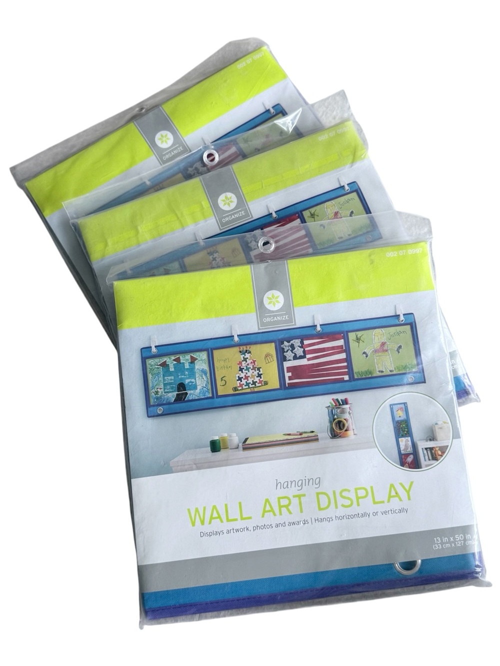 NEW Hanging Wall Art Display - set of 3